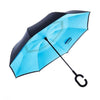 Double Layer Inverted Umbrella, Umbrella Windproof, Reverse Umbrella with UV Protection, Upside Down Umbrella with C-Shaped Handle