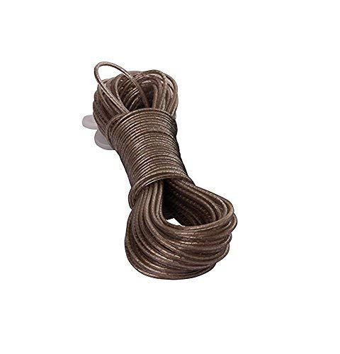 Nylon PVC Coated Rope, Length 20 meter Long, 3 mm Thick, Steel Anti-Rust Wire Rope, Washing Line Clothes Drying  with 2 Plastic Hooks