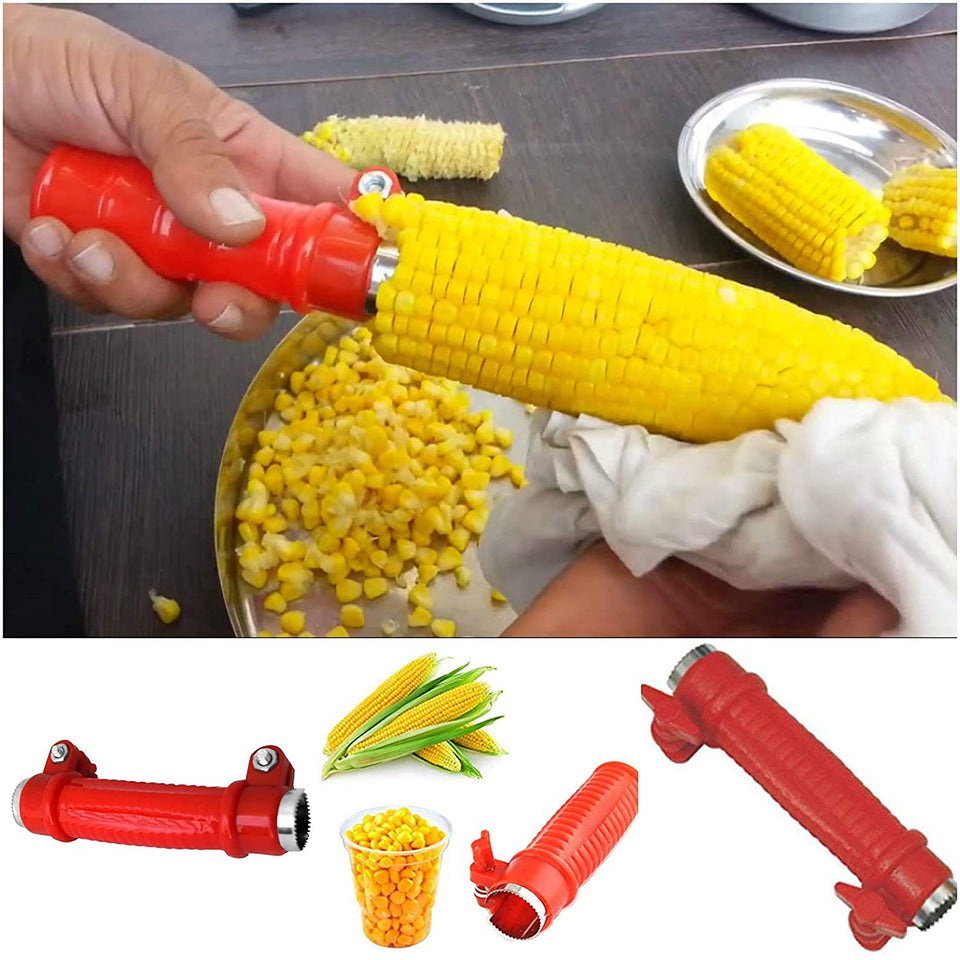 Plastic Corn Cutter/Stripper with Stainless Steel Blades
