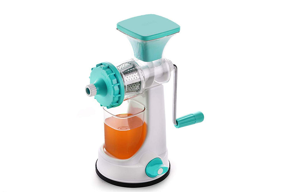 Fruit and Vegetable, Manual Juicer, Non-Electric with Steel filter jali Handle and Waste Collector
