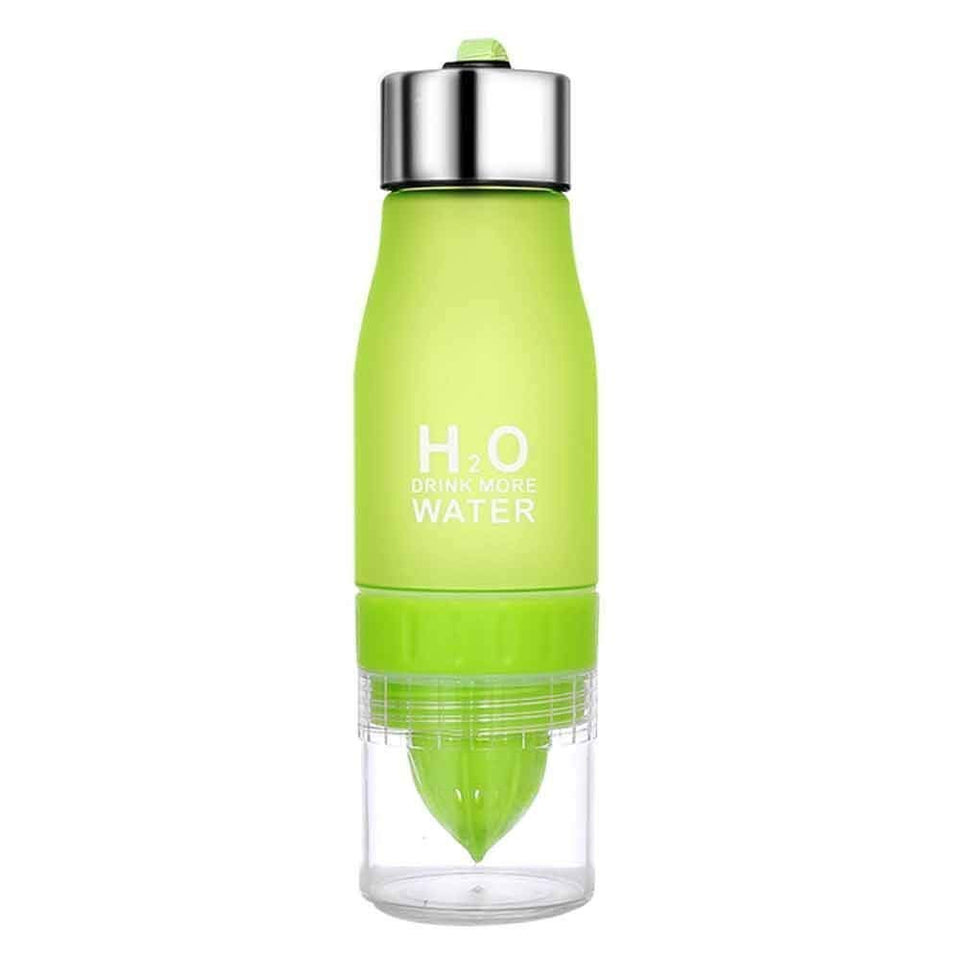 H2O Portable Water Bottle Health Fruit Infuser Lemon Juice Squeezer Tumbler Cup for Healthy Drinks Juice, Lemonade