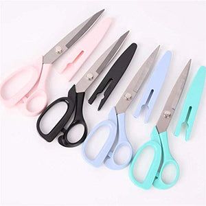 Heavy Duty Scissors Multi-Purpose Titanium Coating Forged Stainless Steel Sewing Fabric Leather Dressmaking Shears Professional Cutting (10.5 inch)