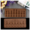 3D Chess Chocolate Silicon Candy Mould - Soft Flexible Food-Grade - New Chess Character Design Chocolate Resin Mould - Silicon Moulding Tray