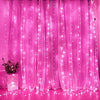 Pink Plastic Rice Lights 5 mtr Serial Bulbs Ladi Decoration Lighting for Indoor, Outdoor, DIY, Diwali Christmas Eid and Other Festive Season