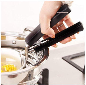 Multipurpose Bowl Plate Hot Pot Utensils Safe Handling Gripper Pakkad Retriever Lifter Holder Handle Tongs Sansi with Clamp Clip handle