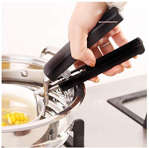 Multipurpose Bowl Plate Hot Pot Utensils Safe Handling Gripper Pakkad Retriever Lifter Holder Handle Tongs Sansi with Clamp Clip handle