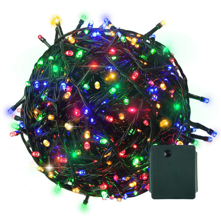 Multicolor Plastic LED Lights 10 mtr Serial Bulbs Ladi with 8 modes controller Decoration Lighting for Indoor, Outdoor, DIY, Diwali Christmas Eid and Other Festive Season