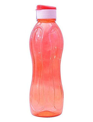 Plastic Water Bottle Unbreakable with Flip Cap - 1 Liter