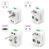 Ekdant® Universal International All in One Worldwide Travel Adapter Wall Charger AC Power Plug Adapter for USA/UK/AUS/EU Cellphone Laptop with Surge/Pike Protected Supports More Than 150 Countries - halfrate.in
