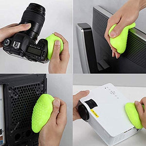 Multipurpose Car Interior Ac Vent Keyboard Laptop Dust Cleaning Cleaner Kit Slime Gel Jelly for Car Dashboard Keyboard Computer Electronics Gadgets