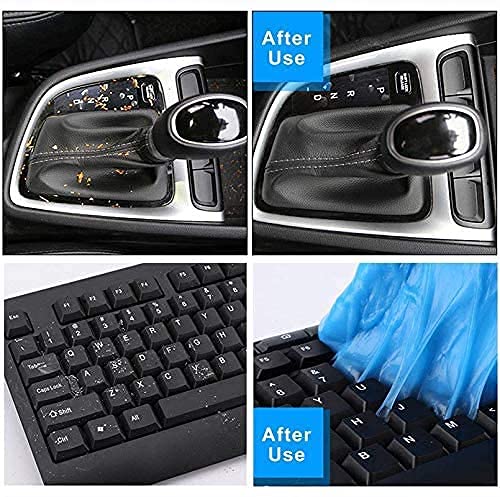 Multipurpose Car Interior Ac Vent Keyboard Laptop Dust Cleaning Cleaner Kit Slime Gel Jelly for Car Dashboard Keyboard Computer Electronics Gadgets