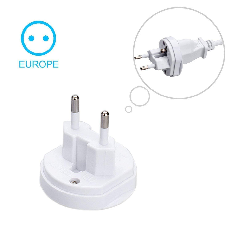 Ekdant® Universal Travel Adapter Round All in One -Supports over 150 Countries Including US, AUS, NZ, Europe, UK - halfrate.in