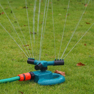 Garden Sprinkler, Adjustable 360 Degree Rotation Lawn Sprinkler, Large Area Coverage, Sprinklers for Yard for Plant Irrigation and Kids Playing