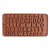 Silicone Alphabets Shape Chocolate Jelly Candy Mould, Cake Baking Mold, Bakeware Mould, Ice Tray, ABCD Chocalate Mould