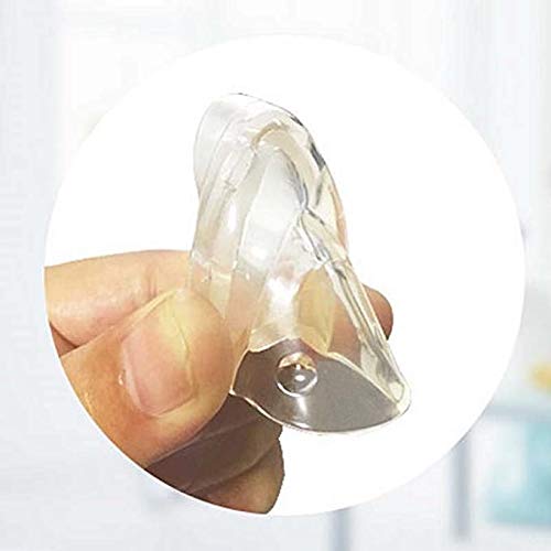 Baby Safety Furniture Corner Edge Guard | Silicon, Double Layer, L Shape (Transparent)