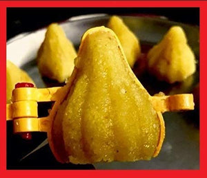 Gujiya Modak Laddu Samosa Dumpling Pie Maker Plastic Kitchen Tool Mould Dough Press ( Pack of 4)  (Multicolour)