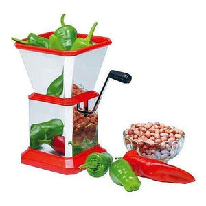 Stainless Steel Chilly Cutter and Dry Fruit Cutter Vegetable & Nuts Chopper - halfrate.in