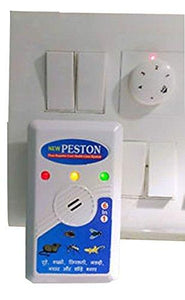 Peston Ultrasonic Electro Magnetic Pest Repellent For Mosquitoes,Rats,Cockroach,Spiders Bugs,Lizards, & Other Insects - halfrate.in