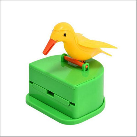Bird Toothpick Box Automatic Pop-up Dispenser Holder