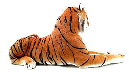 Small Stuffed Soft Tiger for Kids , Children , Decoration Toys, Birthday Gift | Brown | | 25 cm | - halfrate.in