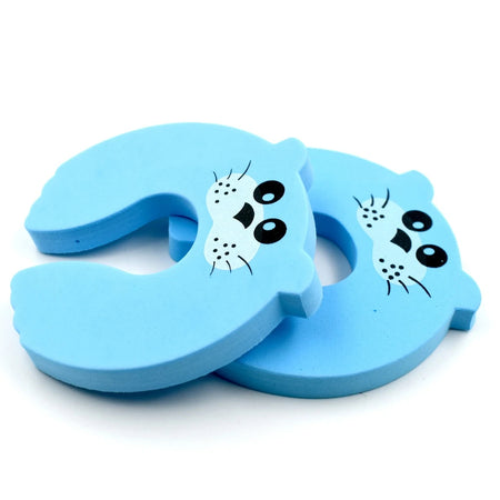 Door Stopper Cartoon for Kids and Baby Safety Pinch Guard and Accidental Door Lock Protection for Baby Safety 2pcs Random Design