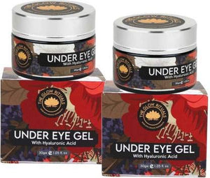Under Eye Gel for dark Circles,Puffy Eyes, Wrinkles Removal with Hyaluronic Acid 30 g (60 g)