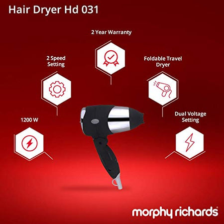 HD-031 Hair Dryer (Black)