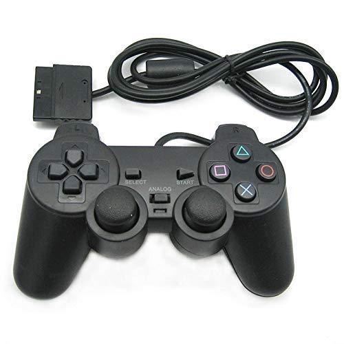 Wired Dualshock Remote Controller Compatible With Sony ps2  Playstation-2 (Black) - halfrate.in