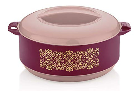 Premium Family Inner Steel Casserole, 5000 ml, Red