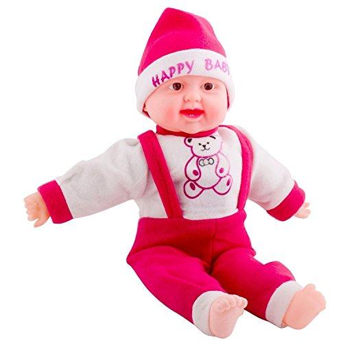 20 Inches Baby Musical and Laughing Boy Doll, Touch Sensors, Pink, Assorted Design. - halfrate.in