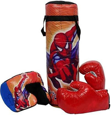 Kids Boxing Punching Bag KIT with 2 Gloves & 1 Head Guard for Kids Boxing - halfrate.in