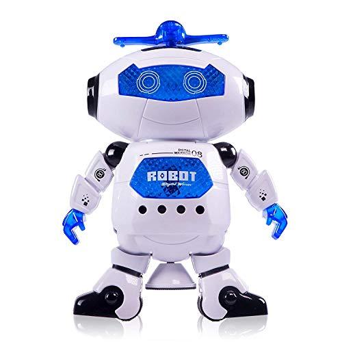 Dancing Robot with 3D Lights and Music, Multi Color - halfrate.in