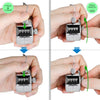 Hand Tally Counter 4 Digit Hand Held Manual Counter Scorer Mechanical Palm Counter - halfrate.in