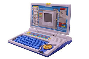 Educational English Learner Laptop with Mouse for Kids 20 Activity Games - halfrate.in