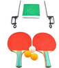 Wooden Table Tennis Set (2 raquets | 3 Balls | 1 Adjustable net) - halfrate.in