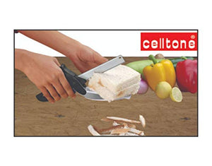 Smart Clever Cutter 2 in 1 Chopping Knife with Board