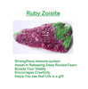 Natural Ruby Zoisite Stone Bracelet 6 mm Beads Lab Stretchable Elastic Bracelet Ruby Zoisite Crystal Gemstone