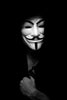 V for Vendetta Comic Face Mask Anonymous Guy Fawkes (White)