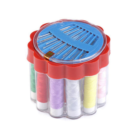 24 Pc Sewing Box used in storing of thread roles and sewing stuff including all home purposes