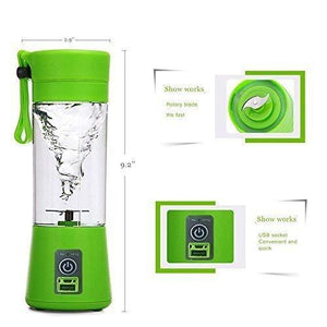 Rechargeable Portable Electric Mini USB Juicer Bottle Blender for Travel, Gym, Picnic - halfrate.in