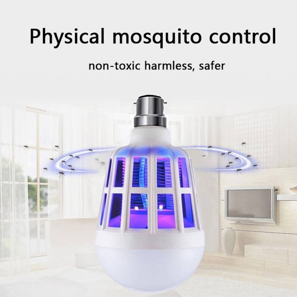 Dual LED Light bulb and Bug Light Zapper & Mosquito Killer LED Bulb LED Bug Zapper Lamp Insect Mosquito Night Lighting Killing Fly- 20W