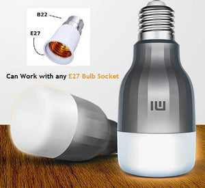 Converter Holder B22 to E27 Screw Base Socket Lamp Holder Light Bulb Adapter - 1 pc