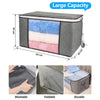 Cloth Storage Bag used in storing all types cloths and stuffs for Storage, Shifting, Travelling purposes in all kind of needs - 2 pcs