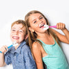 Kids U Shaped Toothbrush, 360° Manual U Shaped Toothbrush for Kids, Kids Toothbrushes U Shape with Food Grade Soft Silicone Brush Head for 6-12 Years Old