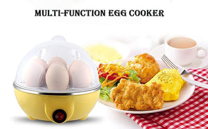 Egg Boiler/Egg Poacher/7 Egg Cooker/Electric Egg Boiler/Egg Steamer/Home Machine Egg Boiler with Egg Tray - halfrate.in