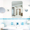Bathroom Mirror Unbreakable Square Shape Plastic Sheet Mirror Effect Wall Sticker Mirror