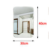 Bathroom Mirror Unbreakable Square Shape Plastic Sheet Mirror Effect Wall Sticker Mirror