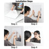 Bathroom Mirror Unbreakable Square Shape Plastic Sheet Mirror Effect Wall Sticker Mirror