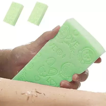 Soft Bath Sponge For Shower / Dead Skin Remover Sponge For Body /Face Scrubber for Women and Men (Spong) Multicolour - Pack of 1 pc