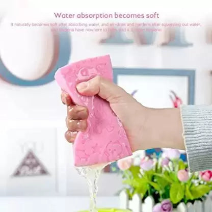 Soft Bath Sponge For Shower / Dead Skin Remover Sponge For Body /Face Scrubber for Women and Men (Spong) Multicolour - Pack of 1 pc